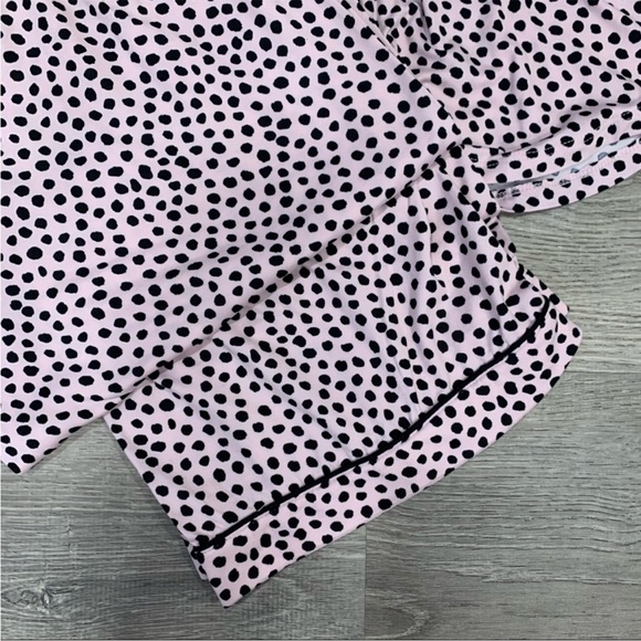 Kate Spade Flamingo Dot Pink Pajamas Size M - Picture 2 of 2